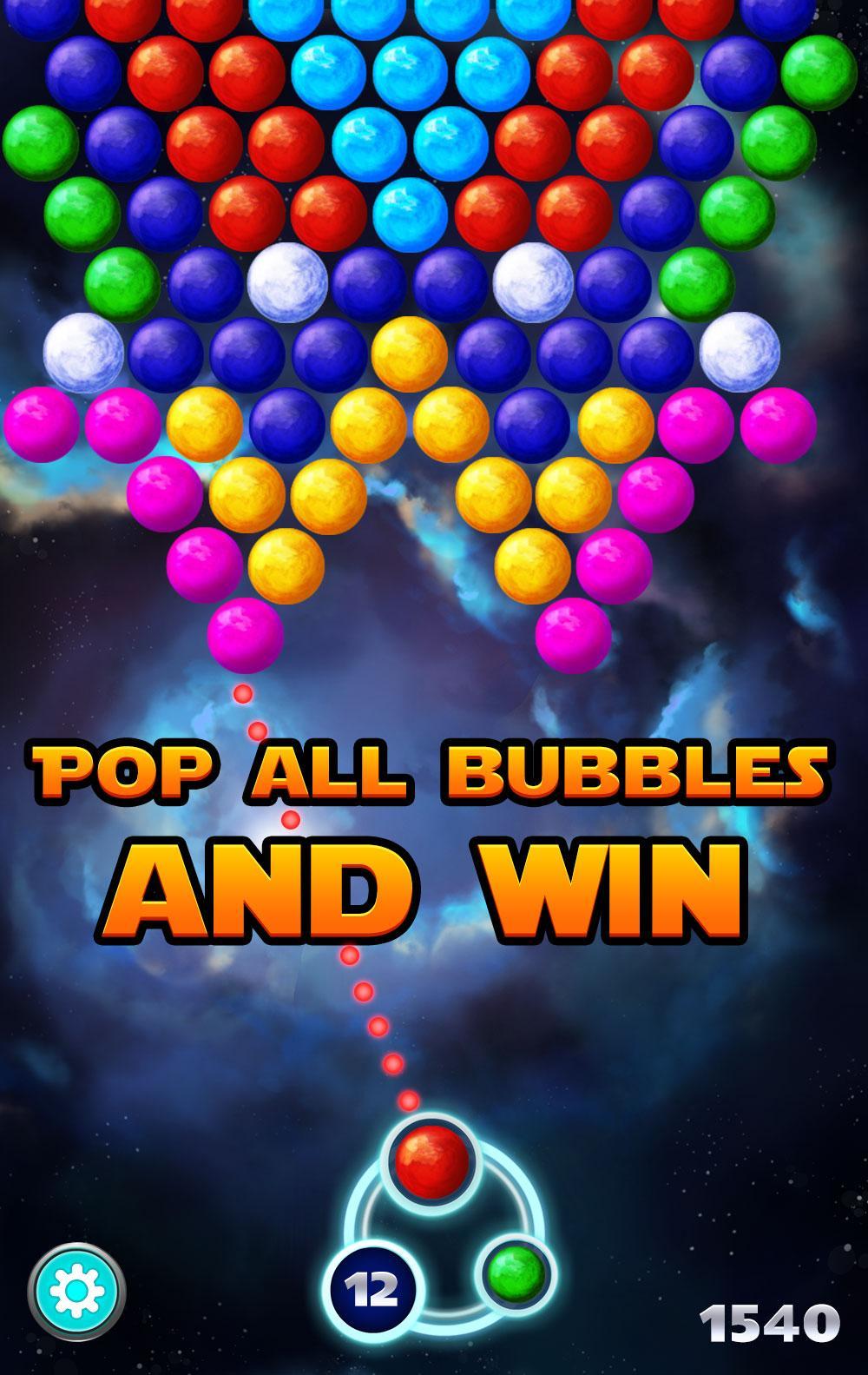 Bubble Shooter Cosmic ゲームのスクリーンショット