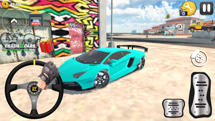 DriveToTown Game Screenshot