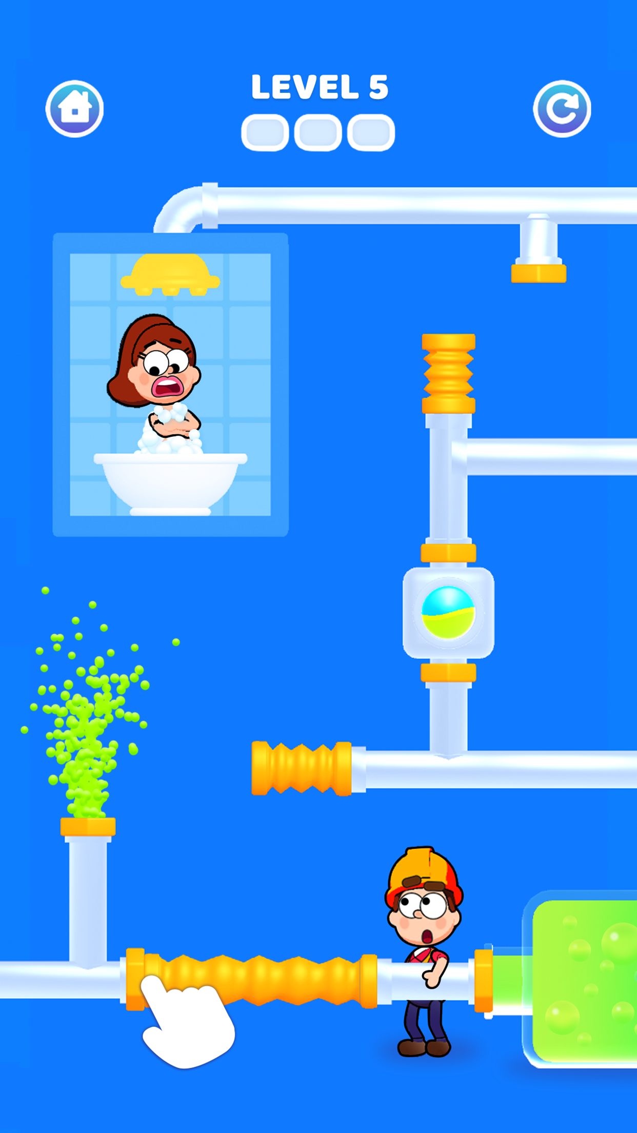 Plumber Masters Game Screenshot