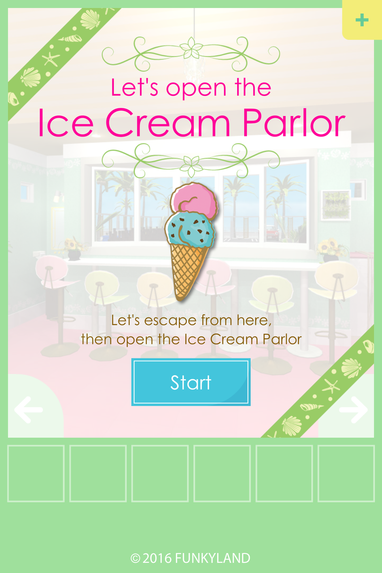 Escape the Ice Cream Parlor Game Screenshot