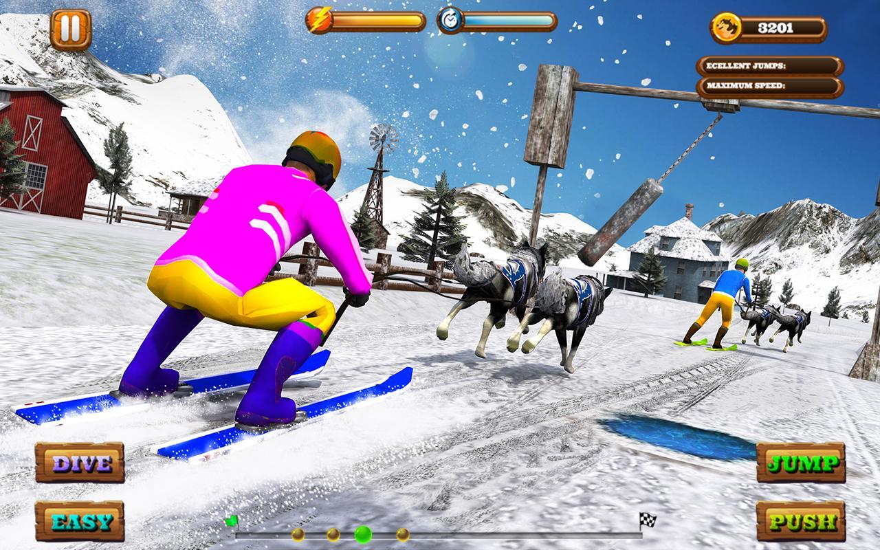 Sled Dog Racing 2017 Game Screenshot