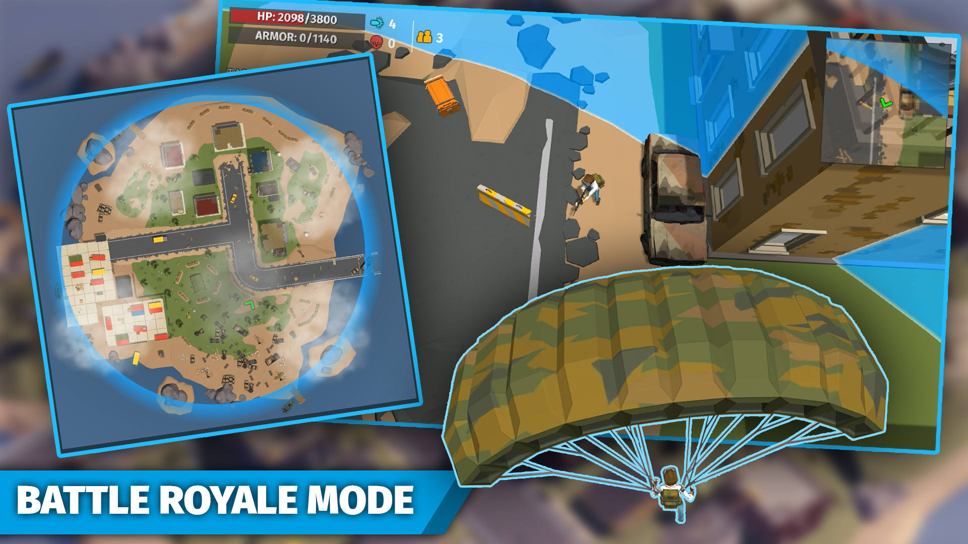 Screenshot 1 of Great Battle Royale - Pertempuran Multiplayer Royale 