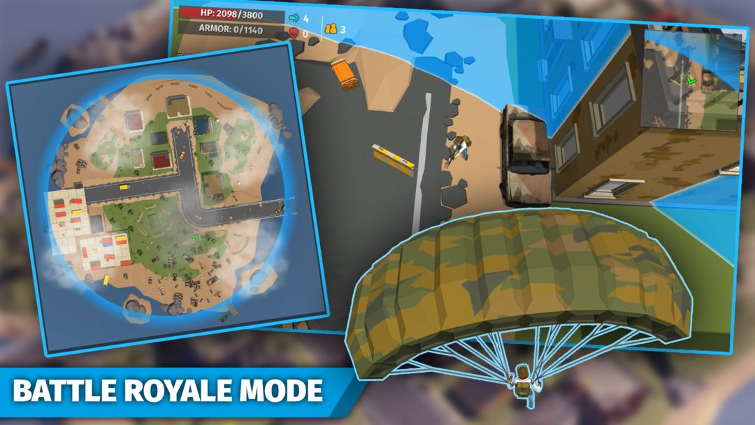 Great Battle Royale - Multiplayer Battle Royale 게임 스크린 샷