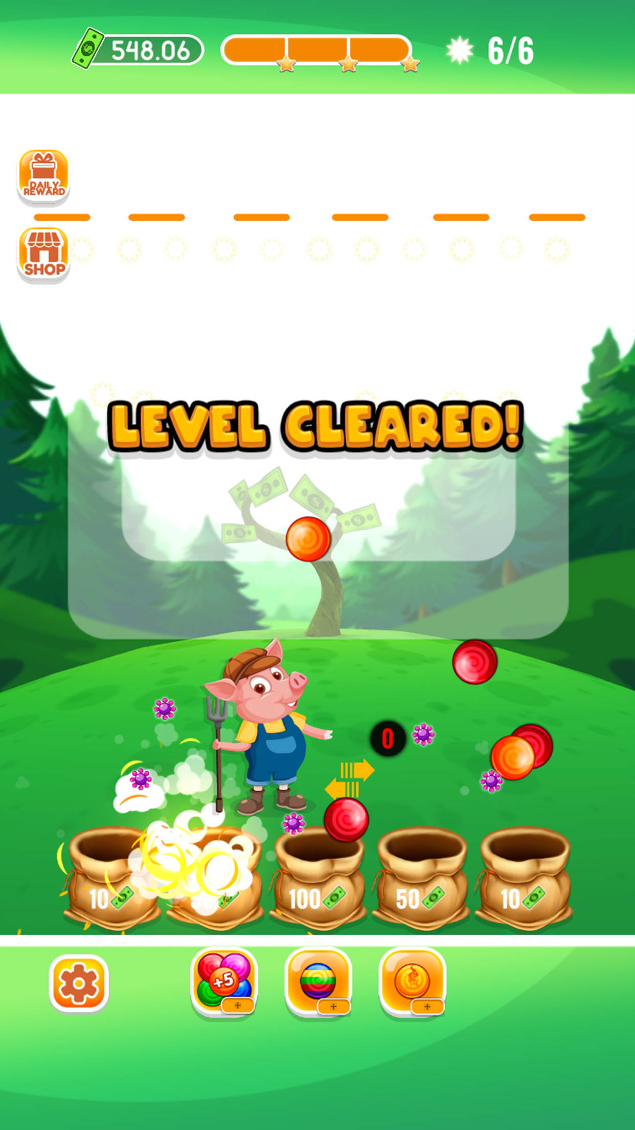 Screenshot of Bubble Feasts