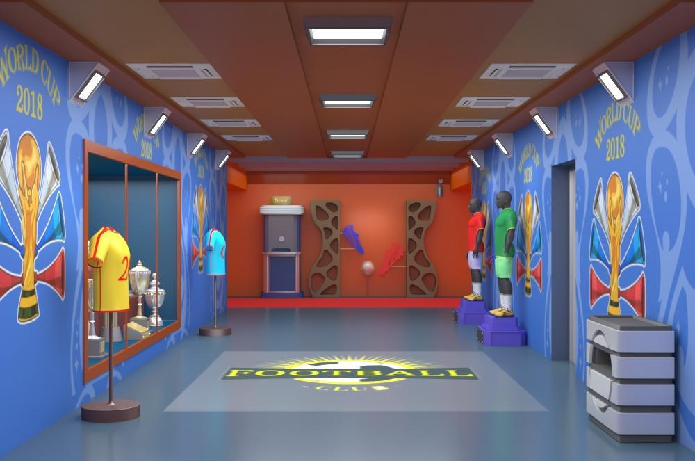 Football Locker Room Escape 遊戲截圖