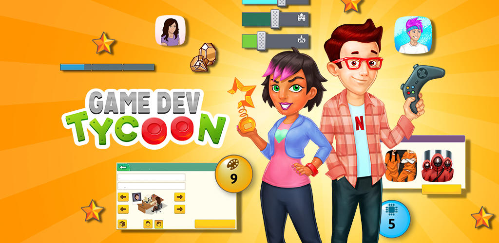 Banner of Game Dev Tycoon NETFLIX 