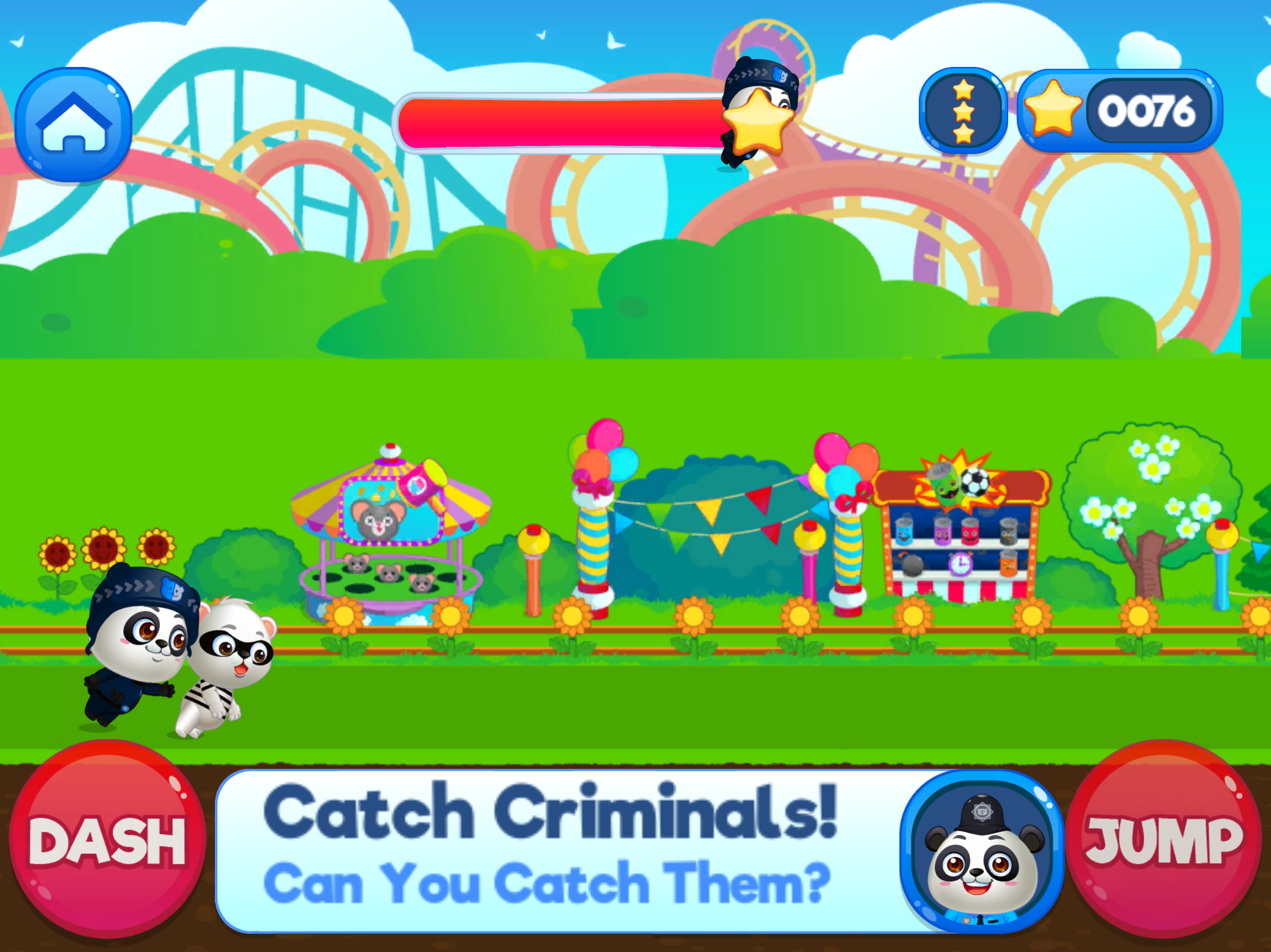 Panda Panda Police ภาพหน้าจอเกม
