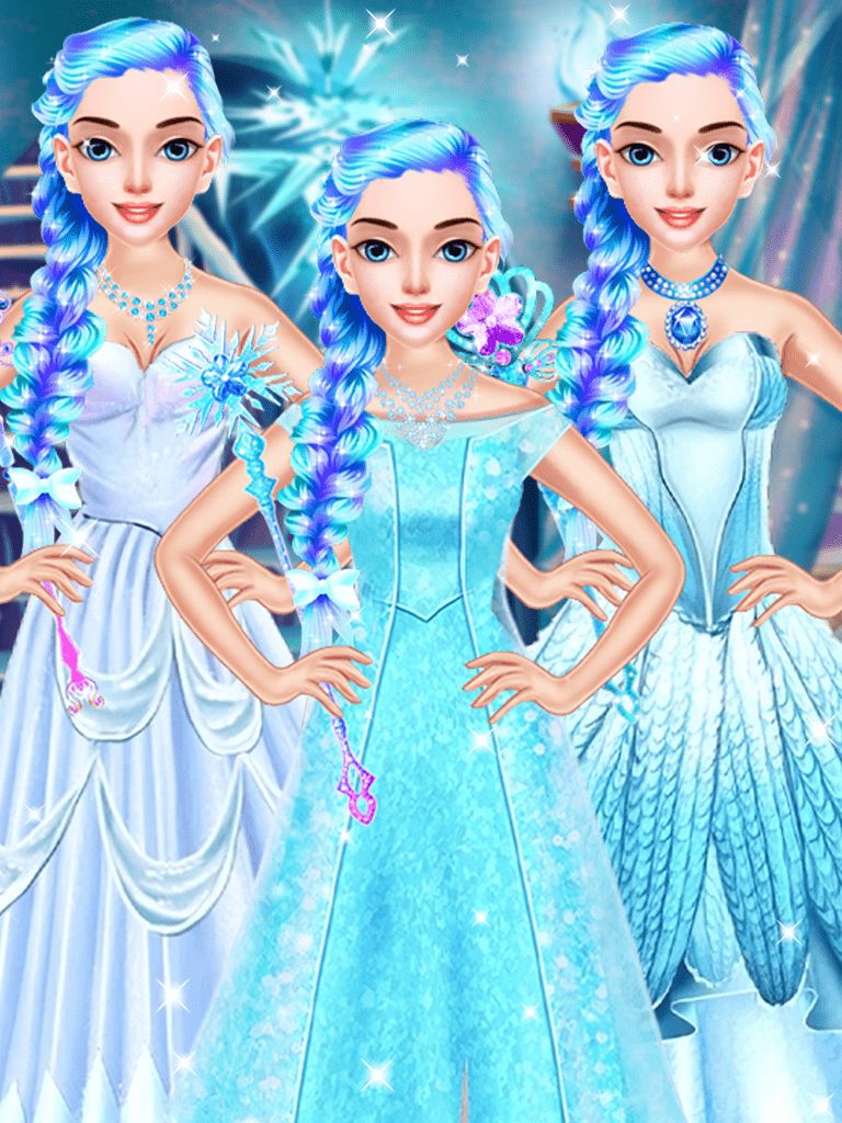 Ice Queen Makeup Dress Up Android