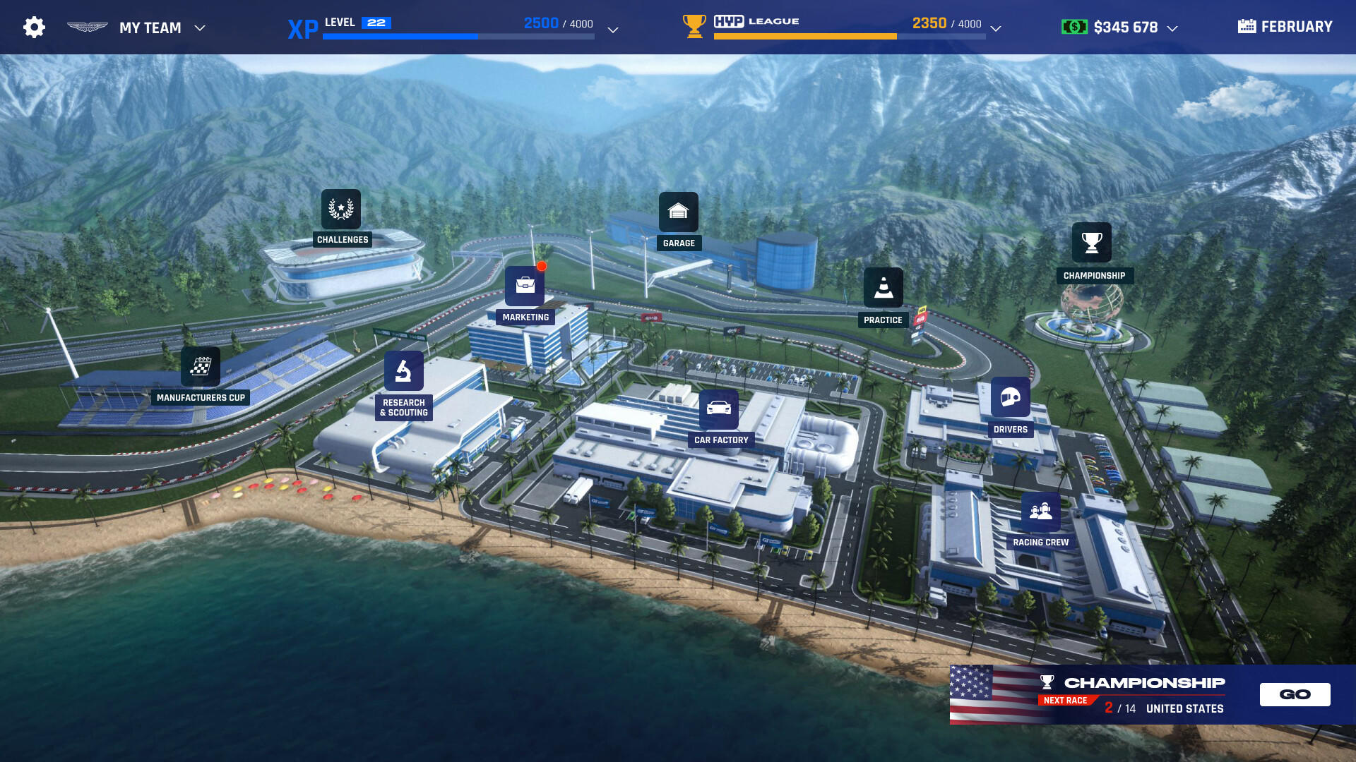 GT Manager screenshot game