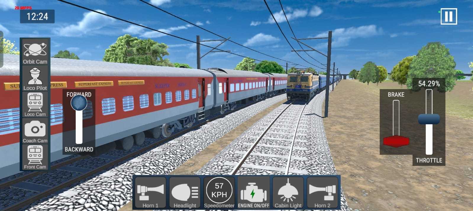 Train Simulator India Game Screenshot