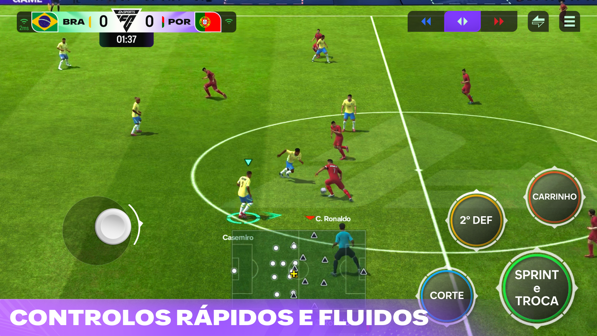 Captura de Tela do Jogo EA SPORTS FC™ Futebol Mobile
