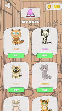 Find the Cats: Virtual Pet Game Screenshot