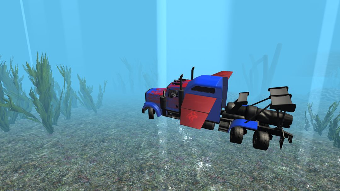 Submarine Transformer Truck 3D 게임 스크린 샷