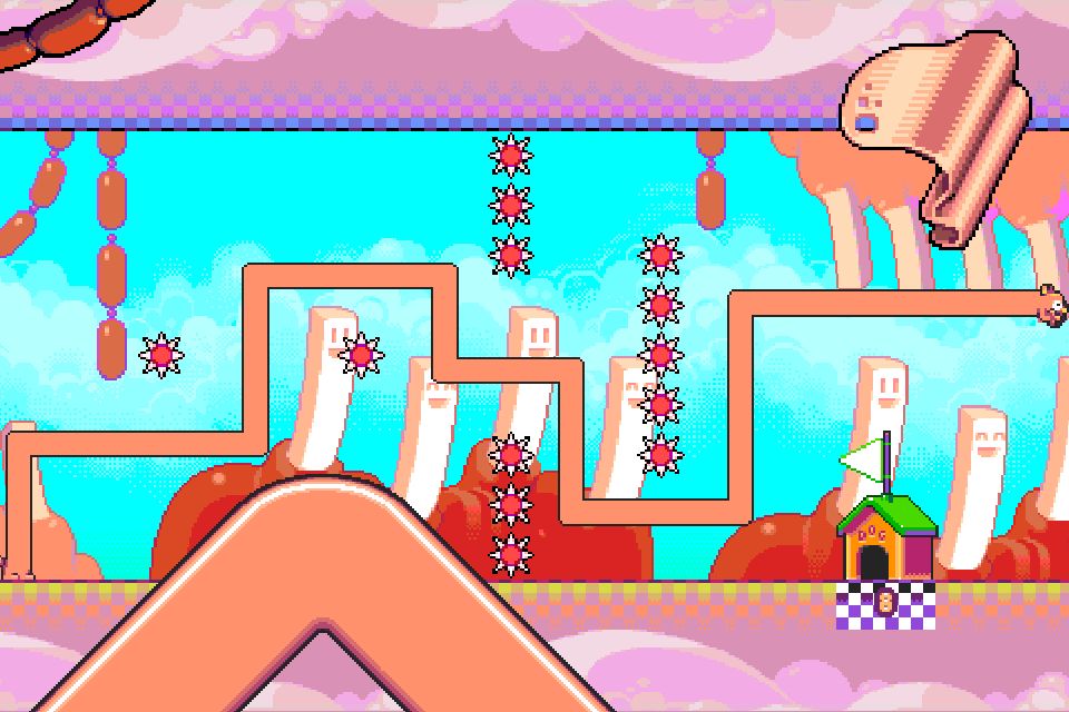 Silly Sausage in Meat Land screenshot game