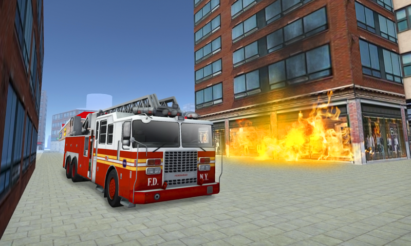 Fire Truck Simulator 2016 ゲームのスクリーンショット
