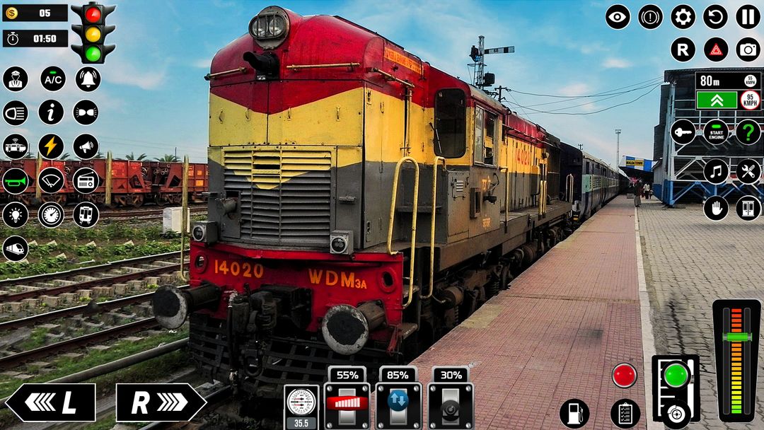 Real Train Simulator 3D Game遊戲截圖