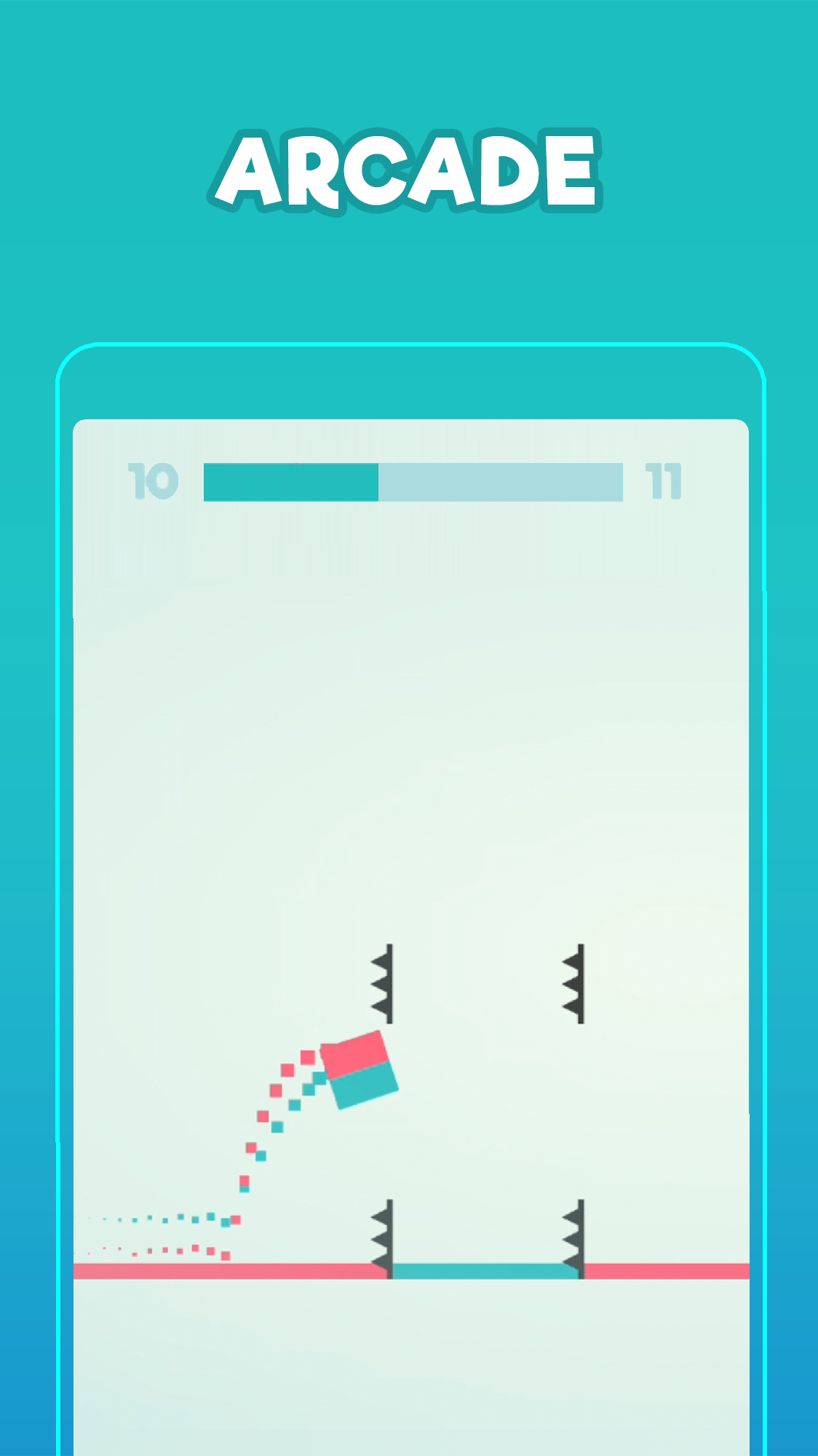 CUBE FLIP: Color Dash Jumping Arcade Game遊戲截圖