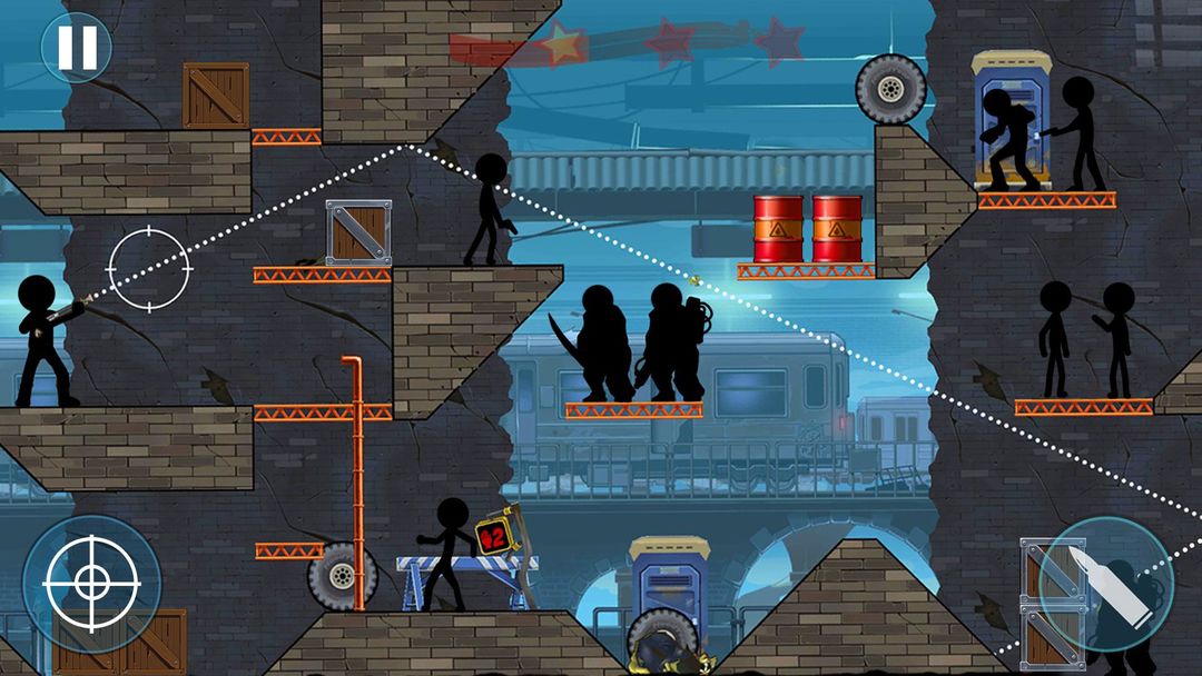 Prisoner Rescue - Counter Assault Stickman Game ภาพหน้าจอเกม