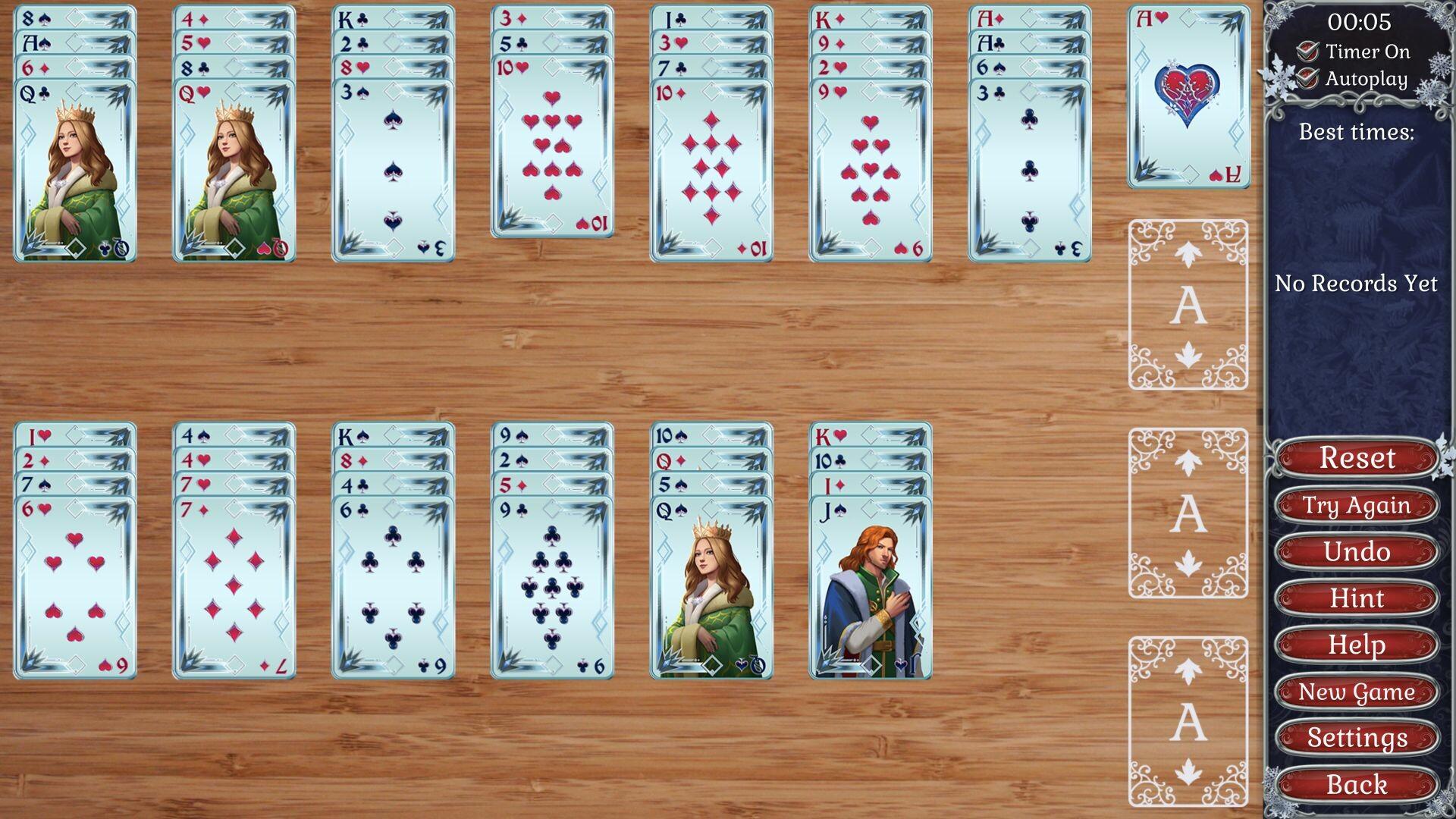 Jewel Match Solitaire Winterscapes 2 - Collector's Edition ภาพหน้าจอเกม