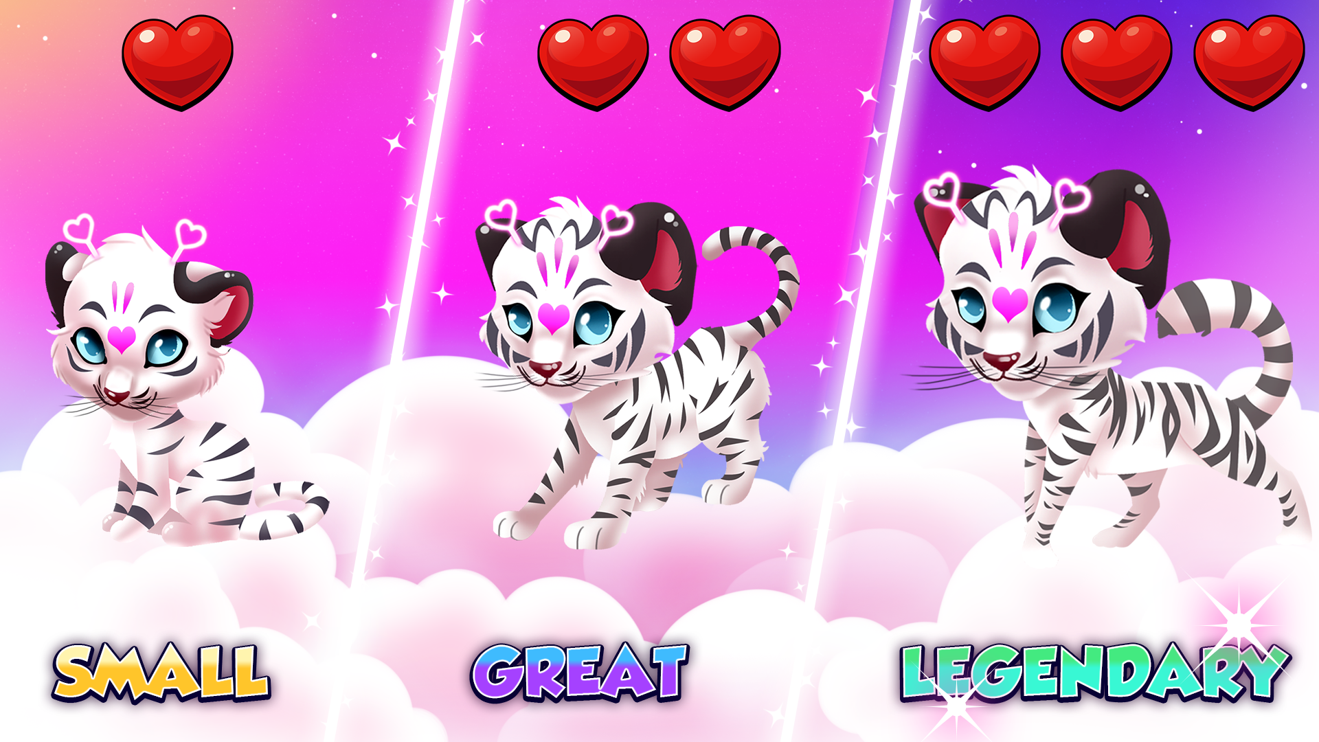 Cats vs Dogs Merge Animals Game Screenshot