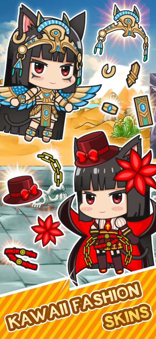 Screenshot of Isekai Samurai Cat Kawaii