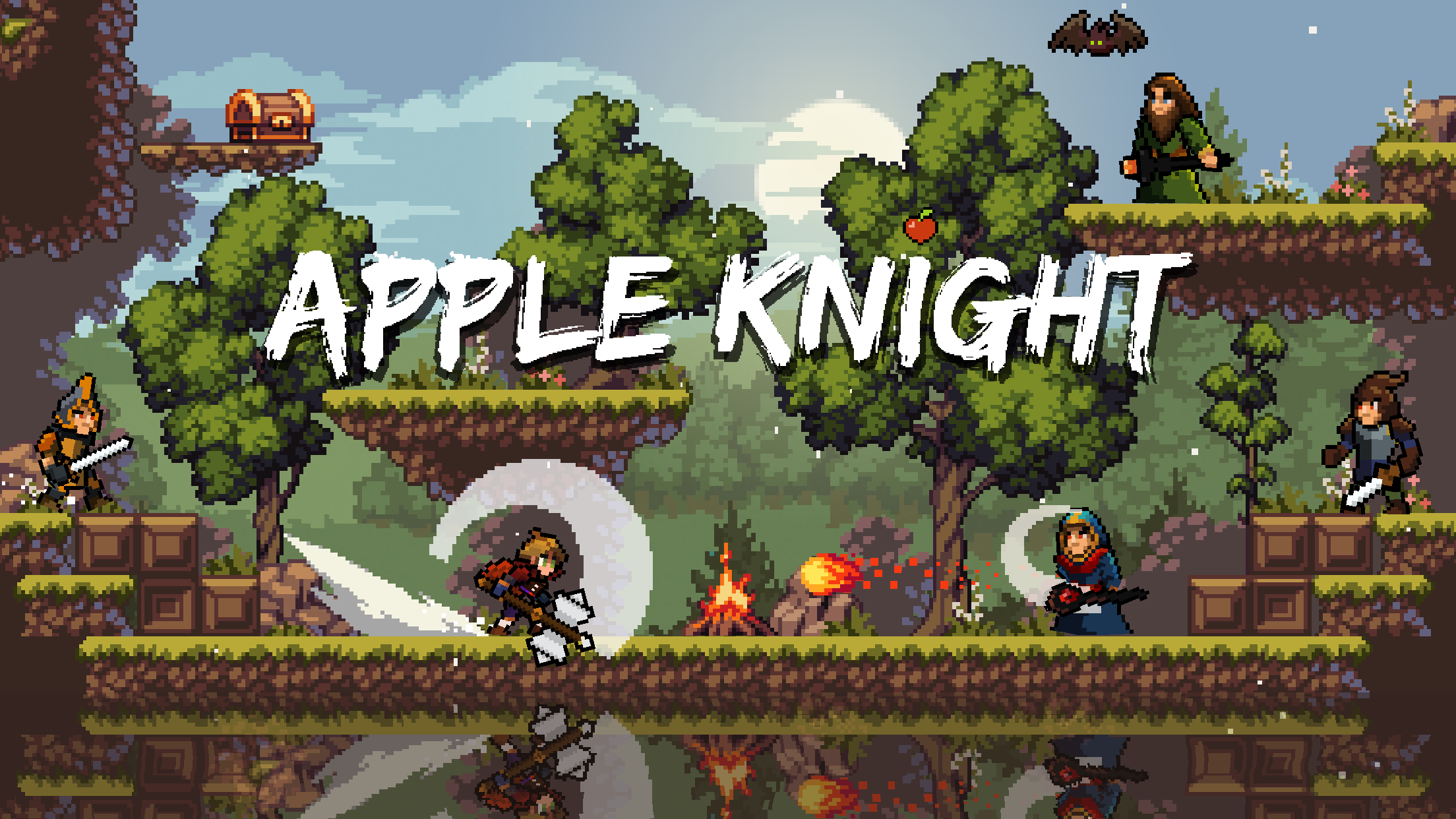 Apple Knight gameplay🍎, 4 Secret Areas🔥, Level 1 & 2 World 2
