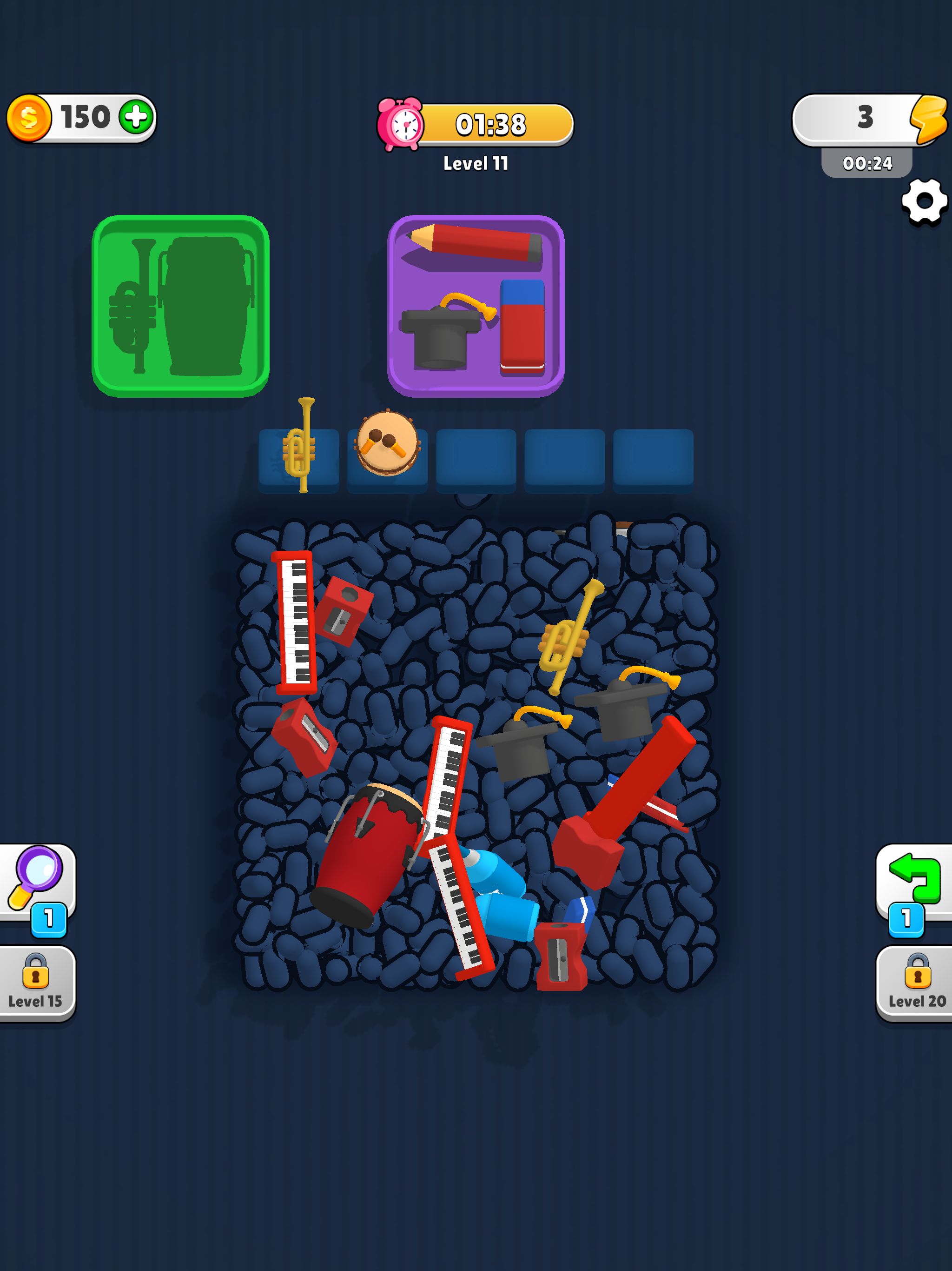 Pack Match Game Screenshot