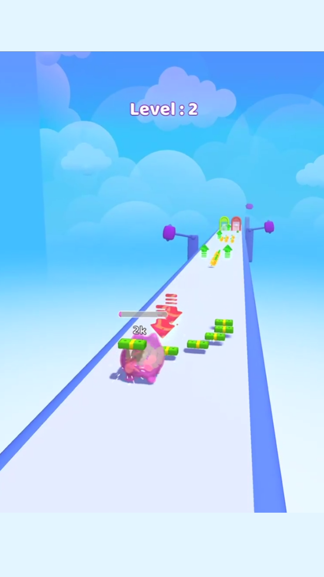 Скриншот игры Running piggy bank