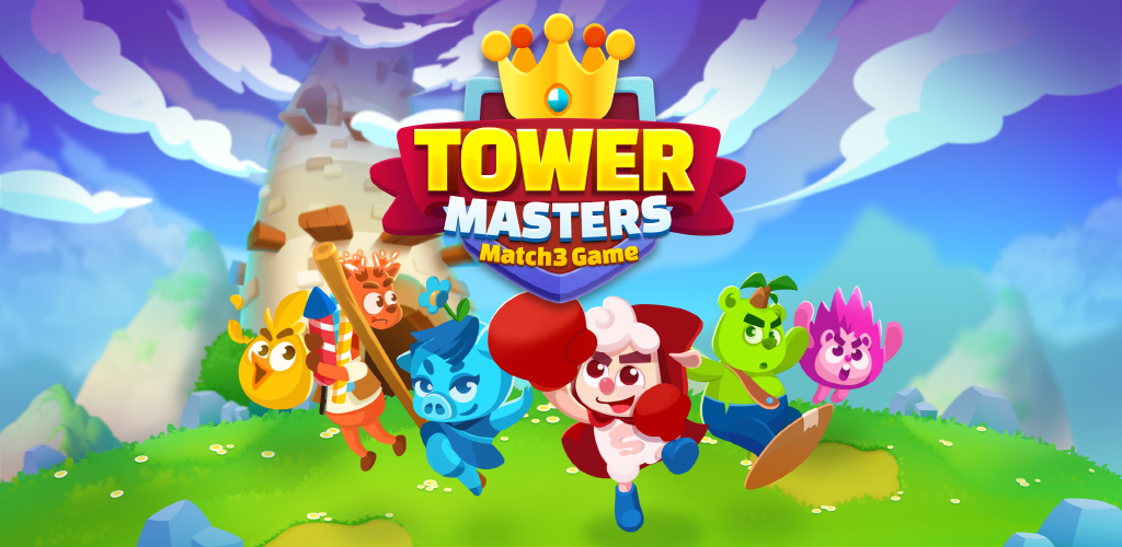 Banner of Tower Masters: Cocokkan 3 game 1.0.23