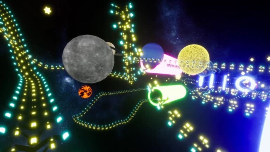 Screenshot of Space Coaster VR