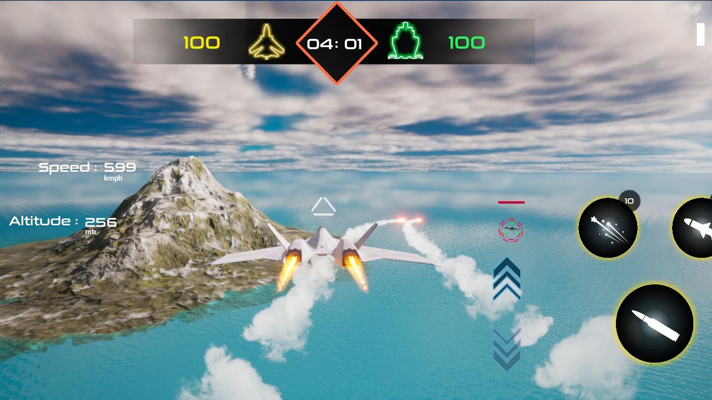 Screenshot of Fighter jet Games | UnDown