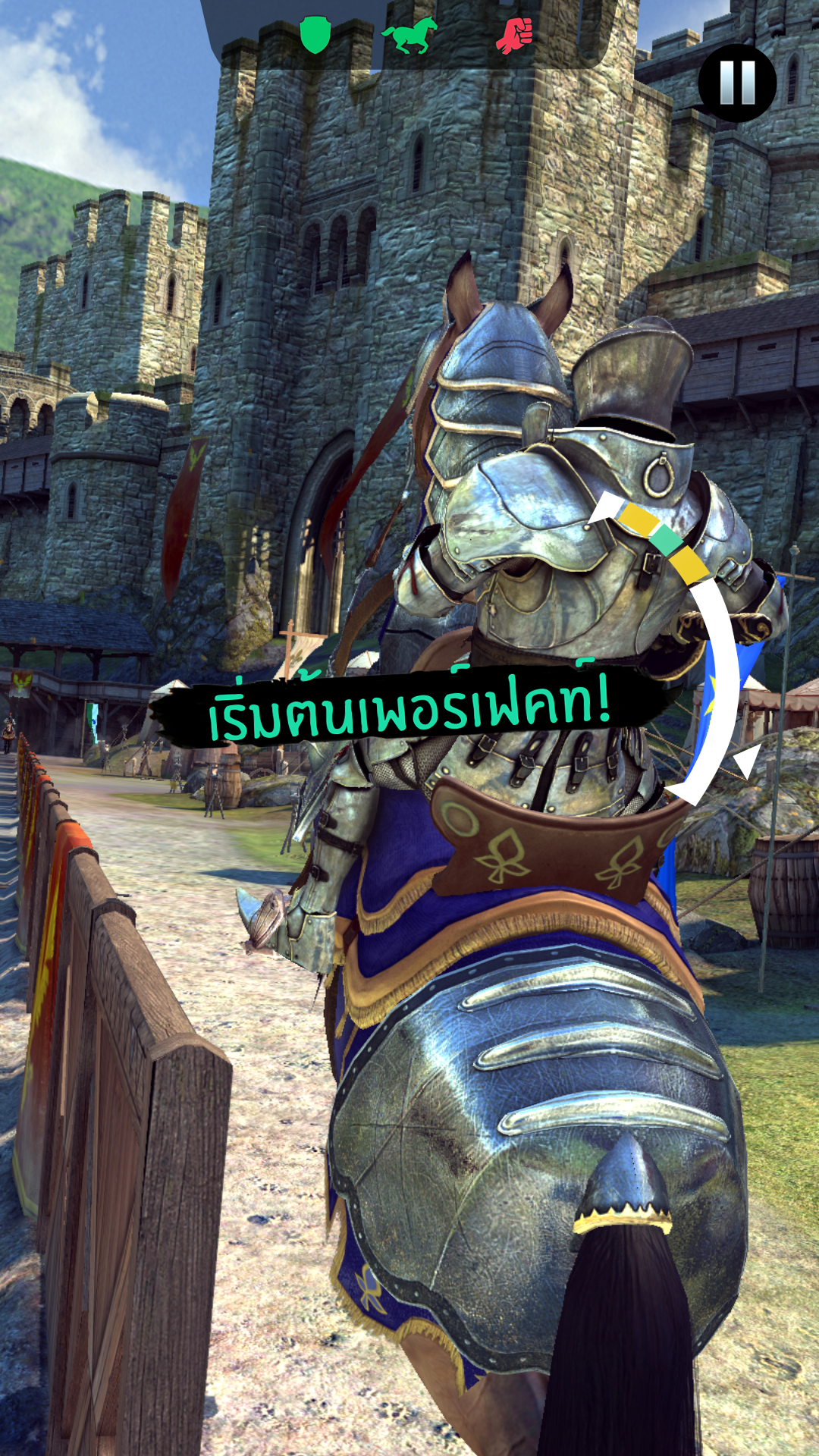 Cuplikan Layar Game Rival Knights