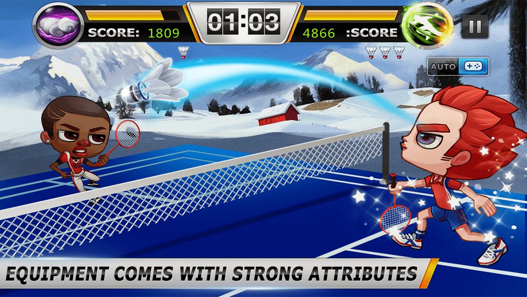 Badminton 3D 게임 스크린 샷