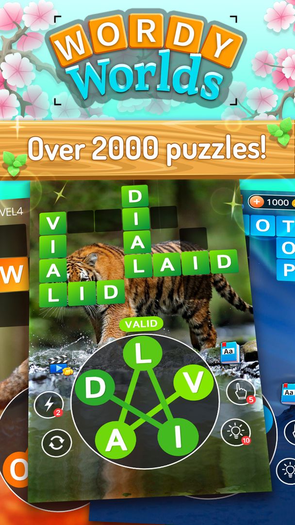 Screenshot of Word Nature - Crossword puzzle