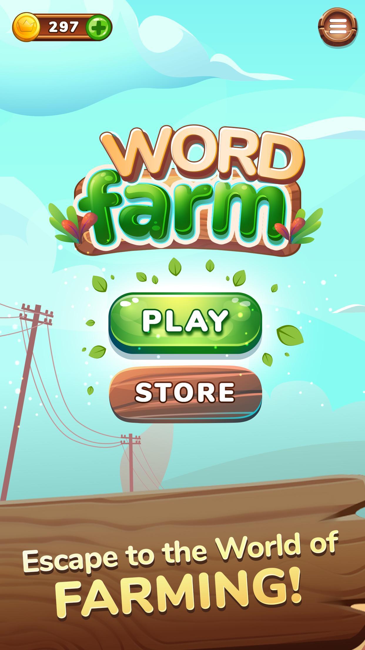 Screenshot 1 of Word Farm - アナグラム単語スクランブル 1.9.7