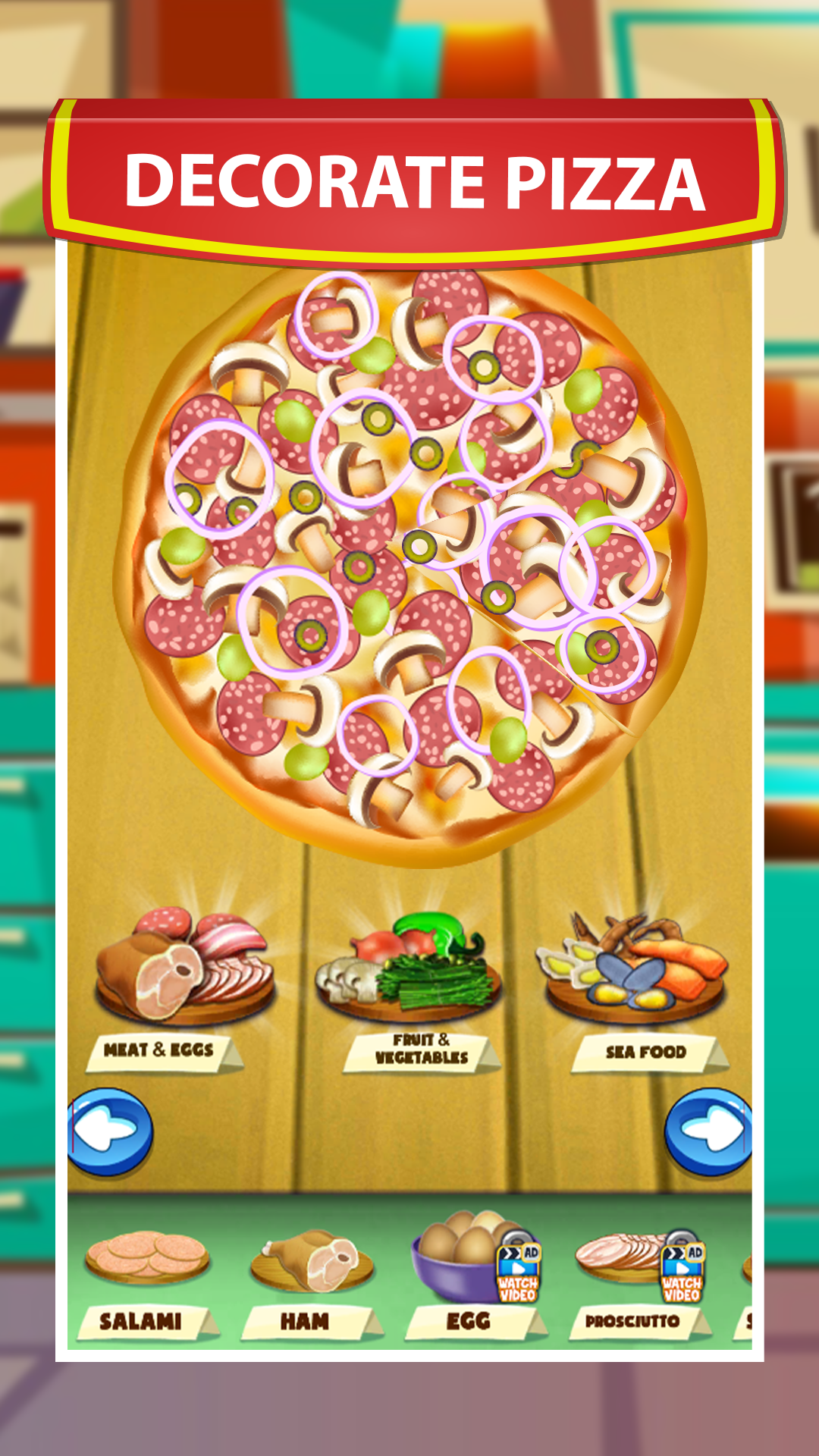 Pizza Maker - Cooking Game Game Screenshot
