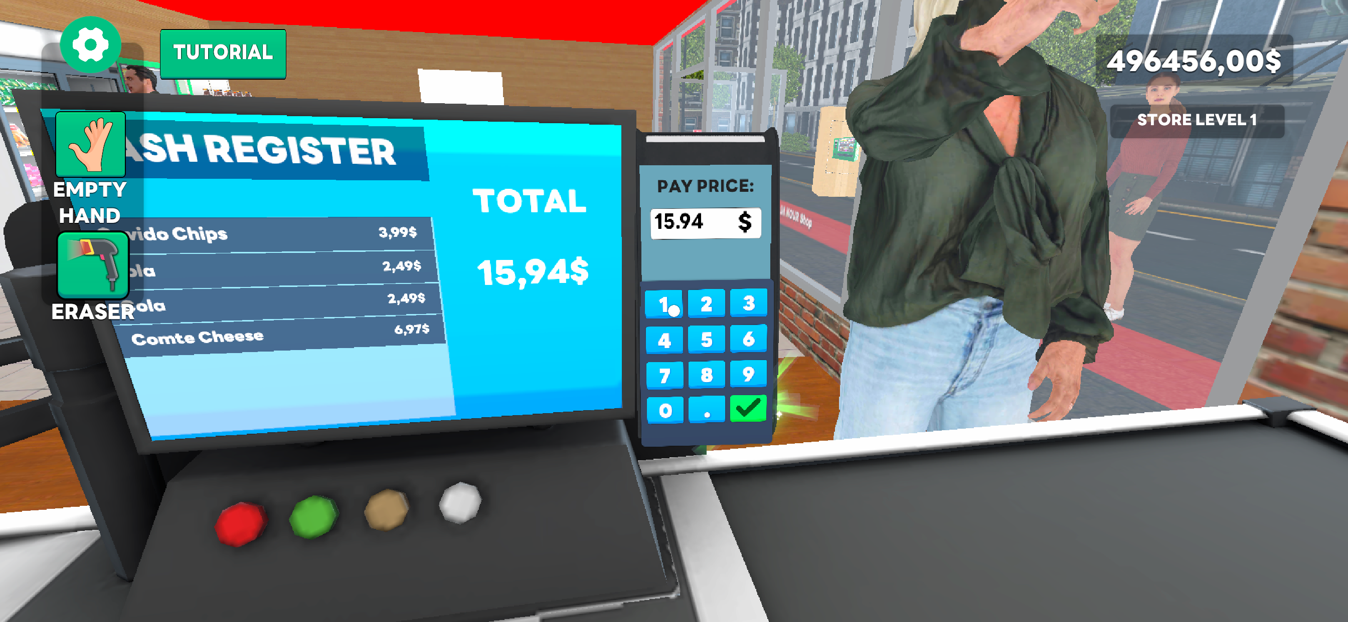 Screenshot of Supermarket Simulator 2024