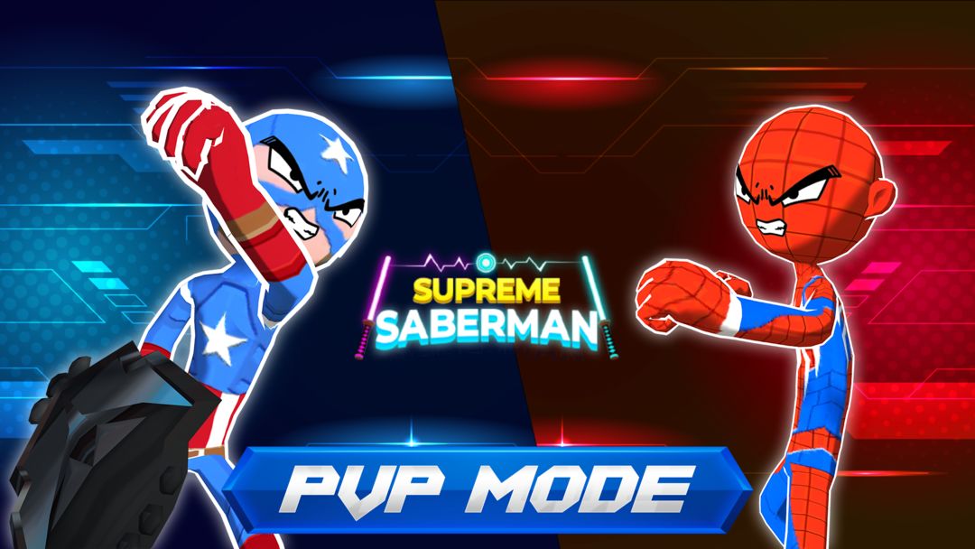 Supreme Saberman Stickman 게임 스크린 샷