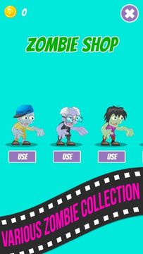 Zombie Ball ゲームのスクリーンショット