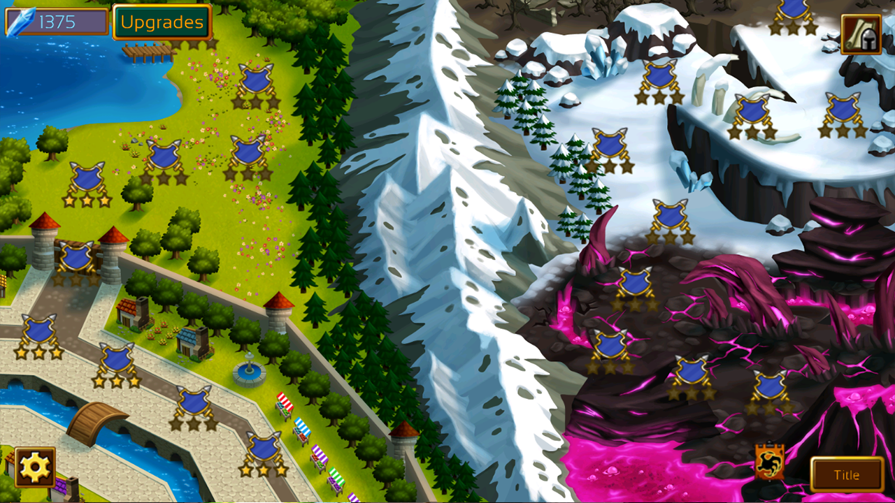Warrior Defense Game Screenshot