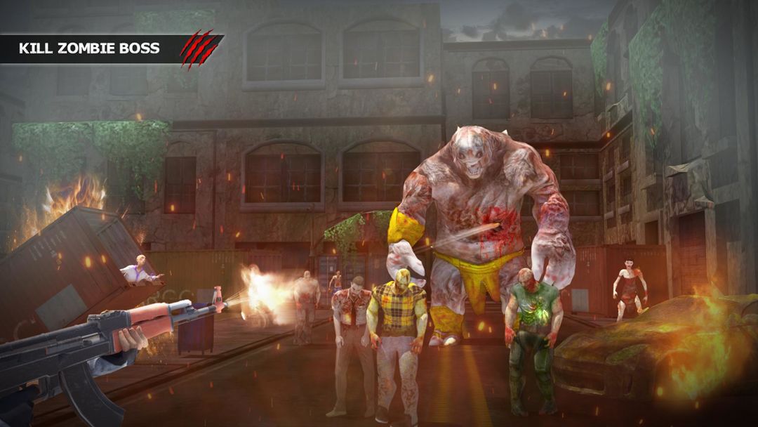 Dead Walk City : Zombie Shooting Game ภาพหน้าจอเกม