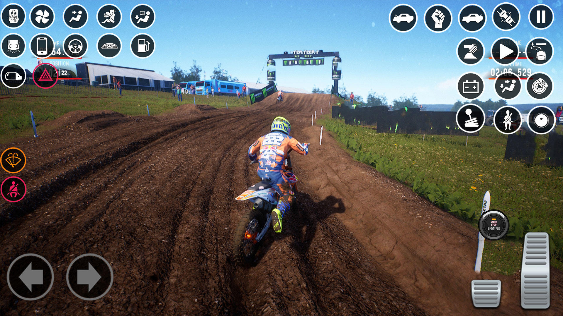 Motocross Game Bike MX Racingのキャプチャ