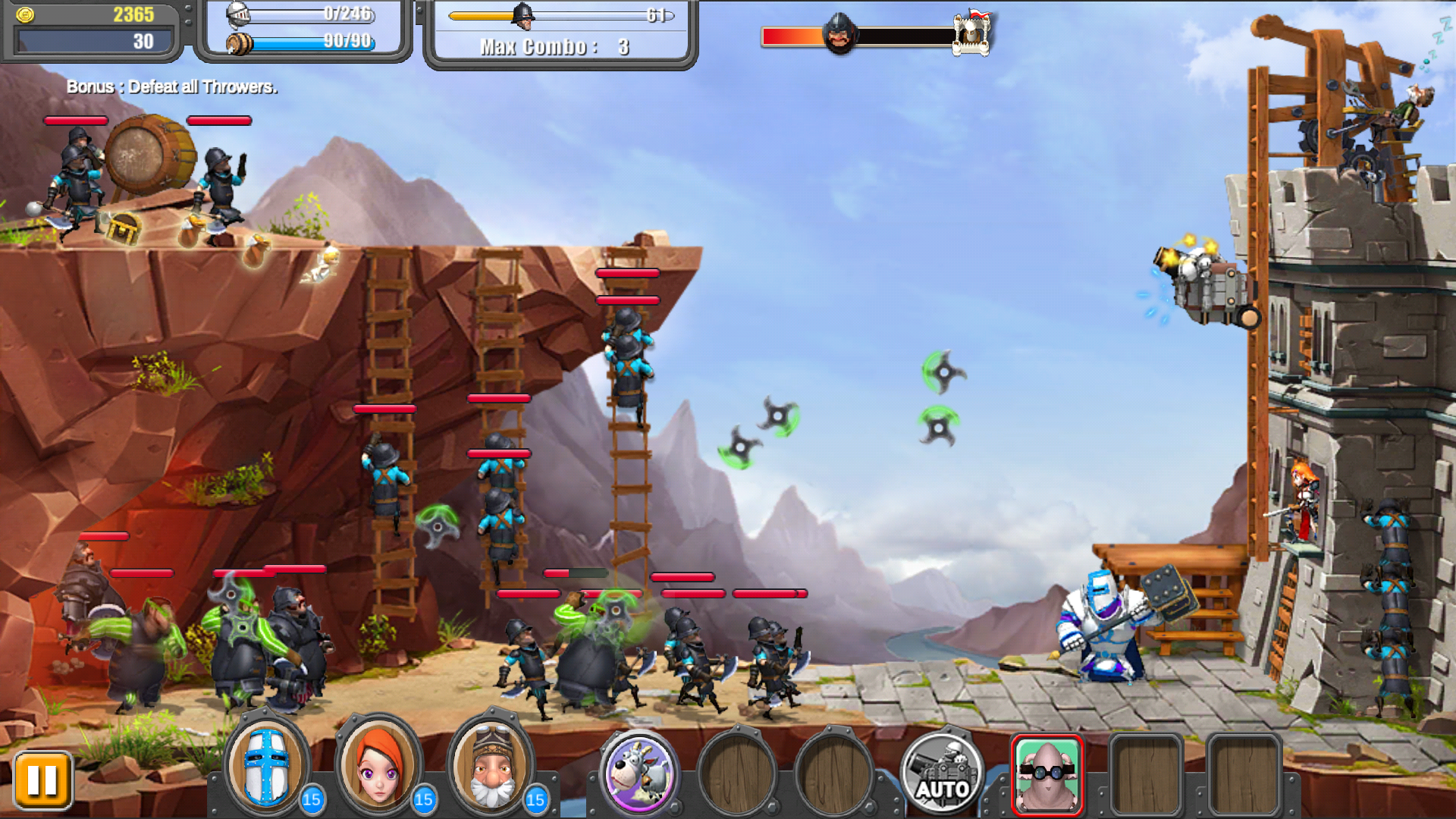 The Onion Knights : Defense screenshot game