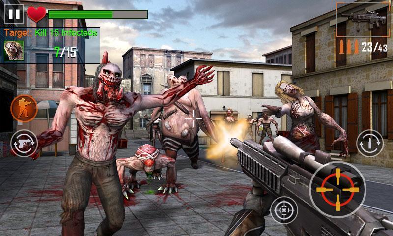 Zombie Shooter 3D Game Screenshot