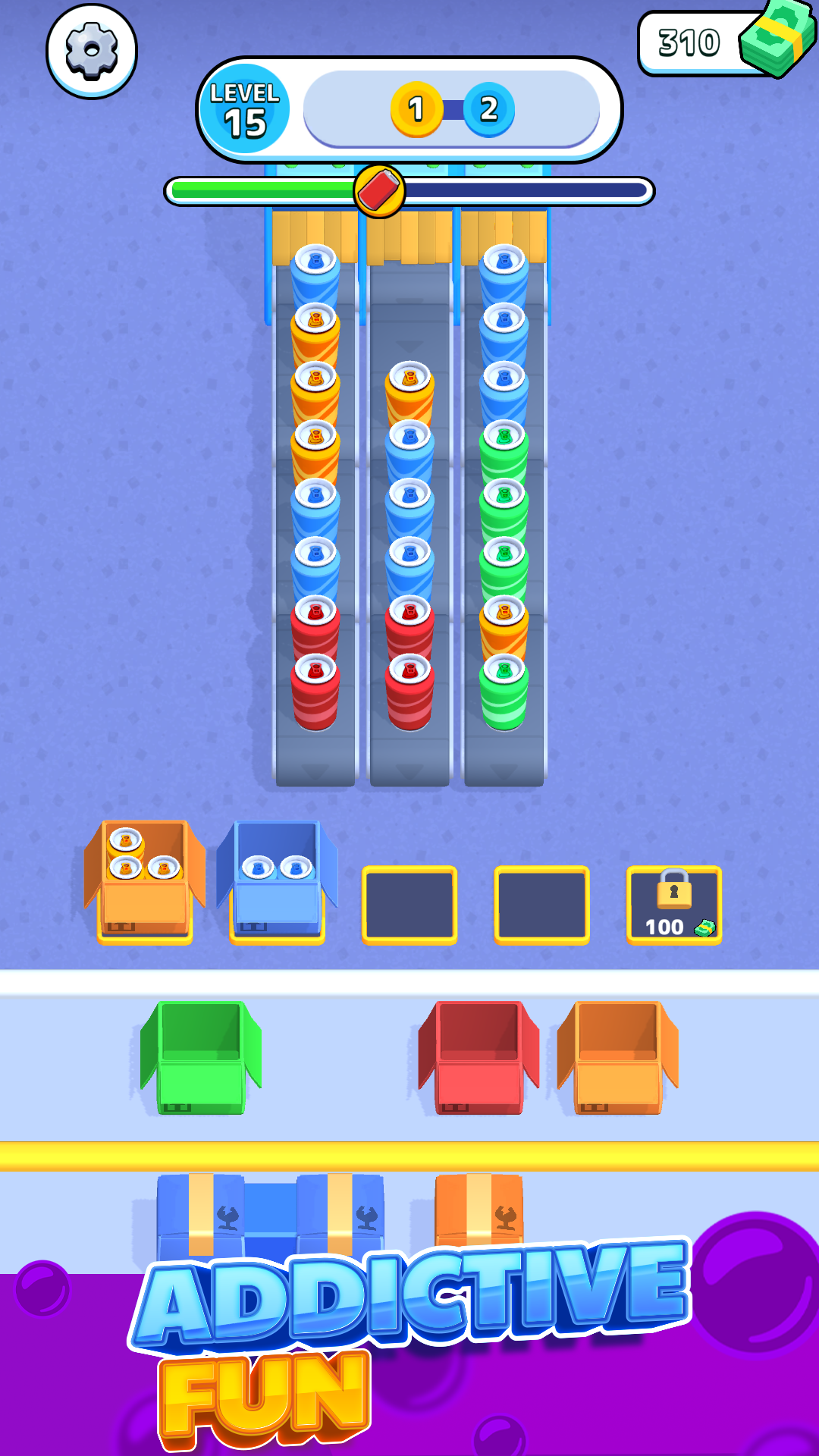 Bottle Jam! Game Screenshot