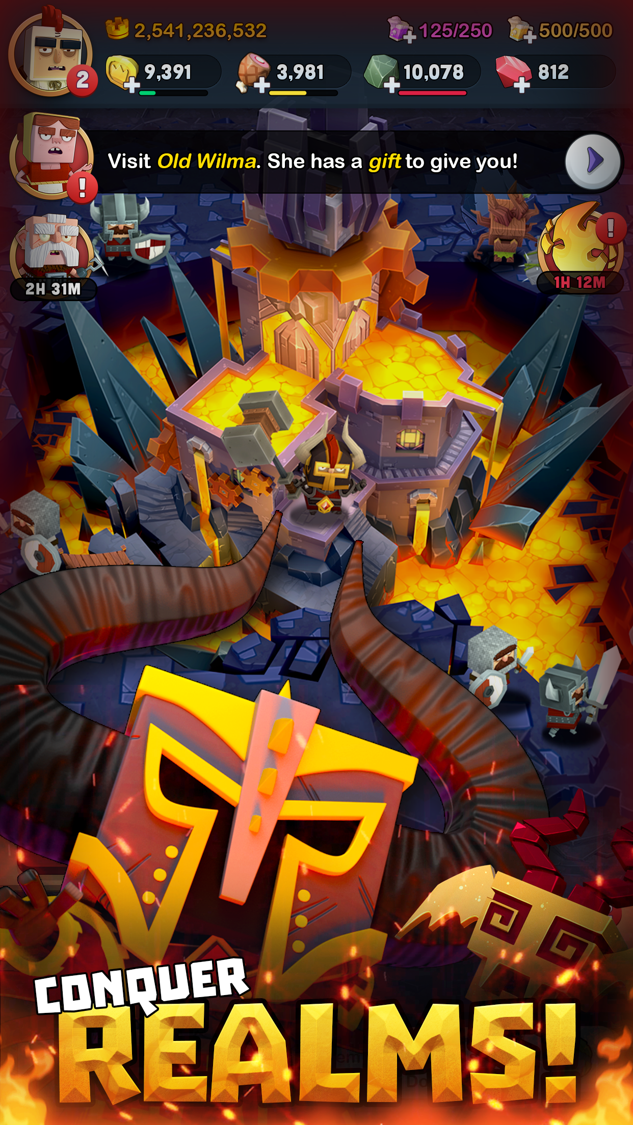 Kingdoms of HF - Dragon War Game Screenshot