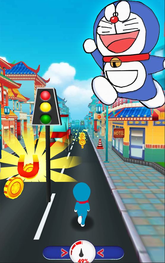 Screenshot of Doraemon Escape Dash: Free Doramon, Doremon Game