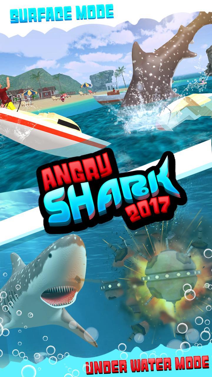 Angry Shark 2017 : Simulator Game ゲームのスクリーンショット
