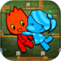 Redboy and Bluegirl in Light Temple Maze