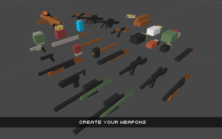 Pixel - Unturned Survive HD Game Screenshot